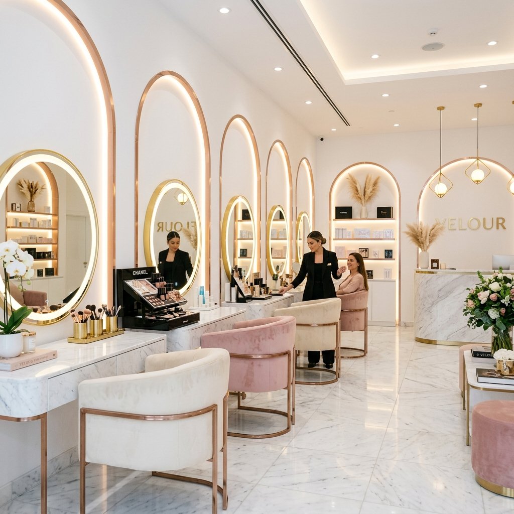 GlowKaya Luxury Boutique Beauty Studio Interior in Manjri Pune